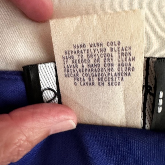 S.L. Fashions Vintage Dress Size 16 Blue - Picture 5 of 10